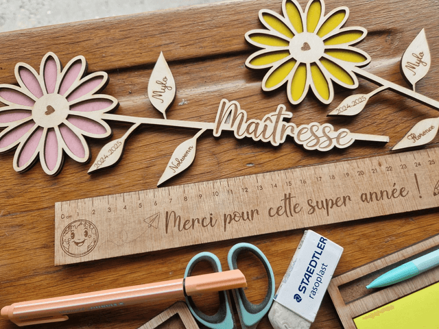 Fleurs maîtresse, atsem,...
